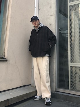 「WEGO（ウィゴー）のアイテム（ミリタリージャケット）」を使った、さいゆうさん（メンズ・178cm）の秋コーディネート