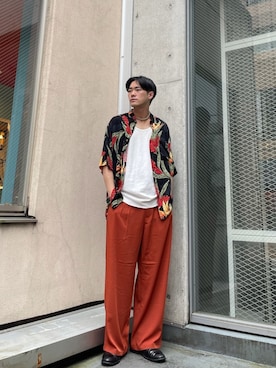 「アイテム（タンクトップ）」を使った、さいゆうさん（メンズ・178cm・20代）の春コーディネート