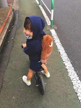 amaさん（キッズ・100cm）の春コーディネート