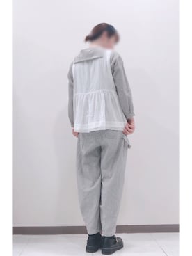 「ナチュラルスタイル」｜「アイテム（その他シューズ）」を使った、まぁこさん（レディース・160cm）の春コーディネート