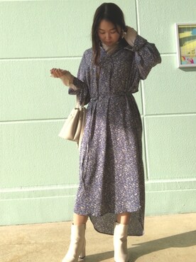 ワンピースを使った アイボリー のレディース人気ファッションコーディネート 身長 141cm 150cm Wear