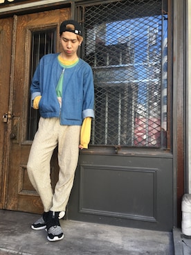 「signal」｜遠藤航哉さん（メンズ・175cm）の春コーディネート