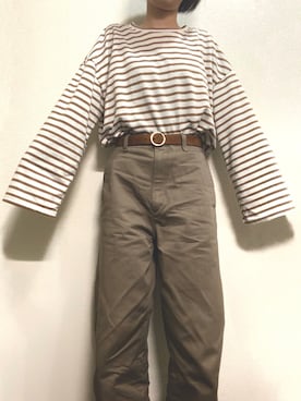 「fd style（エフディ スタイル）のアイテム」を使った、おかゆさん（レディース・163cm）の冬コーディネート