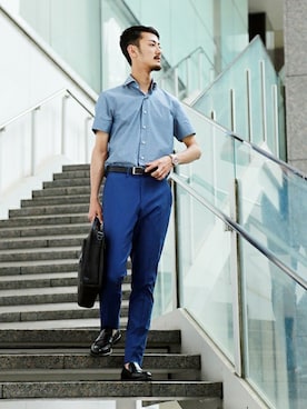 EDIFICE/BY DAICHIさん（メンズ・178cm）の夏コーディネート