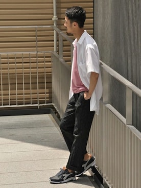 「さし色」｜EDIFICE/BY DAICHIさん（メンズ・178cm）の夏コーディネート