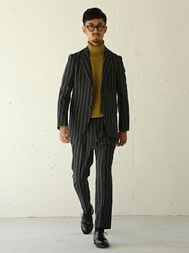 ジャケット/アウターを使った「チョークストライプ」のメンズ人気