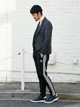 「EDIFICE（エディフィス）のアイテム」を使った、EDIFICE/BY DAICHIさん（メンズ・178cm）の冬コーディネート