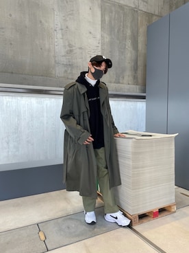 「LMCのアイテム（トップス）」を使った、Hirotoさん（メンズ・177cm）の冬コーディネート