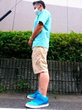 「DOARAT（ドゥアラット）のアイテム」を使った、靴好きくんさんさん（メンズ・166cm）の夏コーディネート