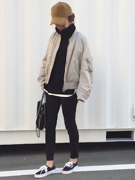 yanさん（レディース・160cm）の冬コーディネート