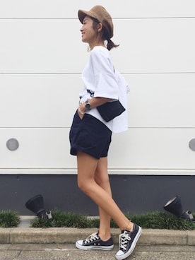 yanさん（レディース・160cm）の夏コーディネート