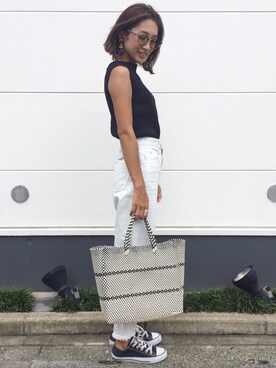 yanさん（レディース・160cm）の夏コーディネート