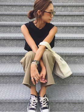 yanさん（レディース・160cm）の夏コーディネート