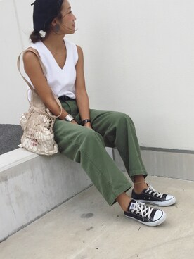 yanさん（レディース・160cm）の夏コーディネート