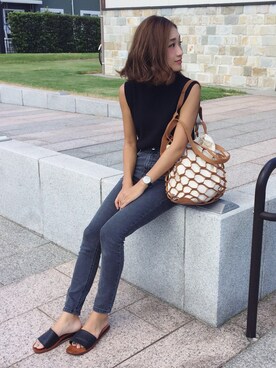 yanさん（レディース・160cm）の夏コーディネート