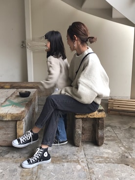 yanさん（レディース・160cm）の冬コーディネート