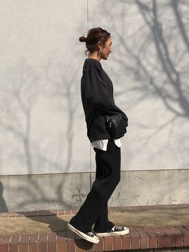 「CLANE（クラネ）のアイテム」を使った、yanさん（レディース・160cm）の冬コーディネート