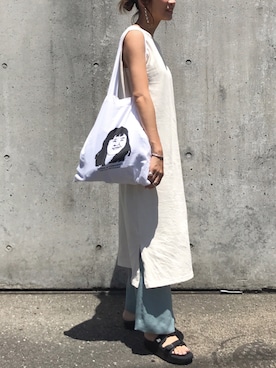 「suicoke（スイコック）のアイテム」を使った、yanさん（レディース・160cm）の夏コーディネート