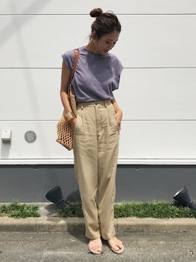 yanさん（レディース・160cm）の夏コーディネート