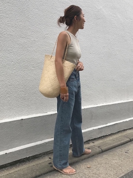 「hint hint（ヒントヒント）のアイテム」を使った、yanさん（レディース・160cm）の夏コーディネート