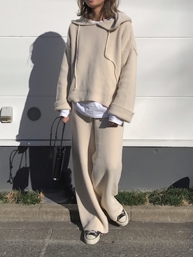 「RED CHOP WORKS（レッドチョップワークス）のアイテム（ジャケット/アウター）」を使った、yanさん（レディース・160cm）の秋コーディネート