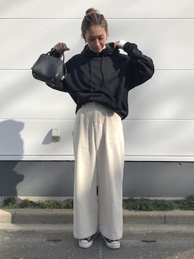 「WITH SENSE（ウィズセンス）のアイテム」を使った、yanさん（レディース・160cm）の冬コーディネート