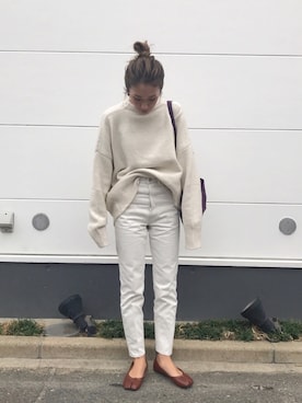 「THE SHINZONE（ザ　シンゾーン）のIVY JEANS（デニムパンツ）」を使った、yanさん（レディース・160cm）の秋コーディネート
