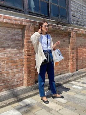 「CLANE（クラネ）のアイテム（デニムジャケット）」を使った、yanさん（レディース・160cm）の春コーディネート
