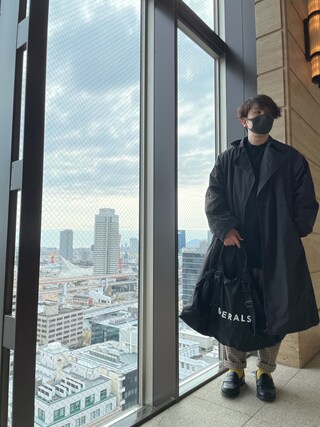 LAVI is wearing niko and... "【菅田将暉さん着用アイテム】ダブルトレンチコート"