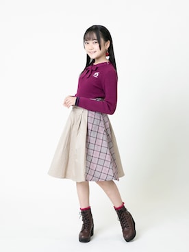 「DIABLE」｜ハル☆さん（キッズ・152cm）の秋コーディネート