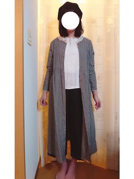 「Honeys（ハニーズ）のアイテム（チノパンツ）」を使った、みぃこさん（レディース・164cm）の春コーディネート