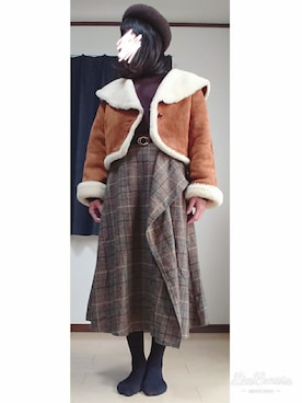 みぃこさん（レディース・164cm）の冬コーディネート