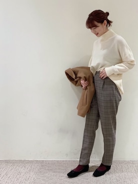 Miyuu Arimaさん（レディース・164cm）の冬コーディネート