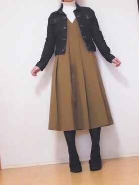 「スプリングSENSEOFPLACE」｜「アイテム（ワンピース/ドレス）」を使った、いーさんさん（レディース・158cm）の春コーディネート