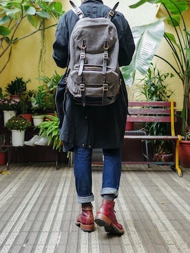 「WHITE'S BOOTS（ホワイツブーツ）のアイテム」を使った、vicさん（レディース・163cm）の秋コーディネート