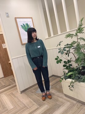 「ORiental TRaffic（オリエンタルトラフィック）のアイテム（ローファー）」を使った、tokorozawaさん（レディース・152cm）の春コーディネート