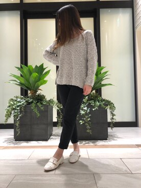 「ORiental TRaffic（オリエンタルトラフィック）のアイテム（ローファー）」を使った、tokorozawaさん（レディース・152cm）の春コーディネート