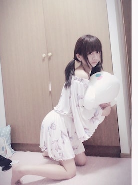 「gelato pique（ジェラートピケ）のアイテム（サロペット/オーバーオール）」を使った、💘kikinoaibakunn💘さん（レディース・156cm）の春コーディネート