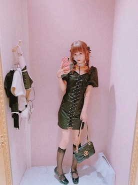 「HoneySalon by foppish（ハニーサロンバイフォピッシュ）のアイテム」を使った、💘kikinoaibakunn💘さん（レディース・156cm）の夏コーディネート