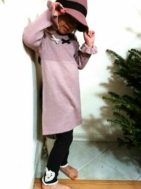 saramimiさん（キッズ・110cm）の冬コーディネート