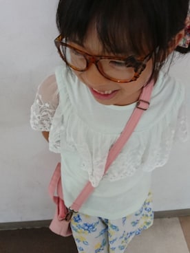 「にゃー（ニャー）のアイテム」を使った、saramimiさん（キッズ・110cm）の夏コーディネート