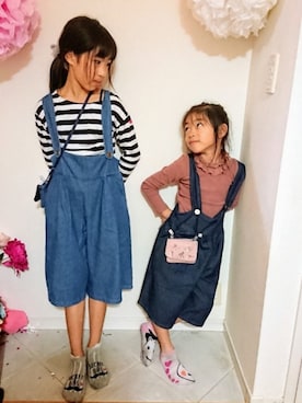 saramimiさん（キッズ・135cm）の秋コーディネート