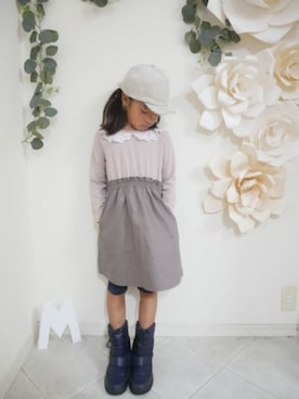 saramimiさん（キッズ・120cm）の秋コーディネート