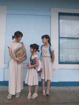 saramimiさん（キッズ・120cm）の冬コーディネート