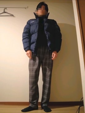 「STAY HOME」｜トランクス2世さん（メンズ・172cm）の冬コーディネート