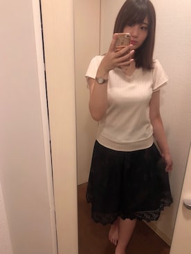 「PATTERN・fiona （パターンフィオナ）のアイテム（トップス）」を使った、maikaさん（レディース・159cm）の秋コーディネート