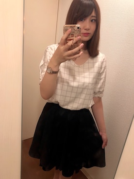 「PATTERN・fiona （パターンフィオナ）のアイテム（トップス）」を使った、maikaさん（レディース・159cm）の秋コーディネート