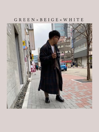 ジャケット・アウター Jieda PLAID TRENCH COAT Jieda（ジエダ）の「＜JieDa＞ PLAID TRC CT/トレンチコート