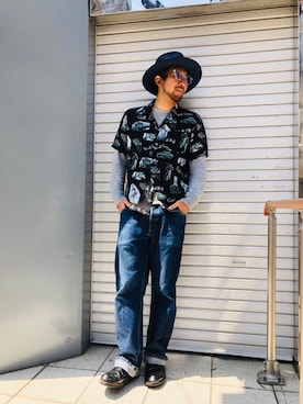「ショット」｜鈴木 瞬さん（メンズ・176cm）の春コーディネート