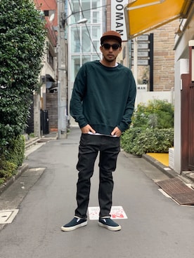 「ショット」｜「アイテム（トップス）」を使った、鈴木 瞬さん（メンズ・176cm）の秋コーディネート
